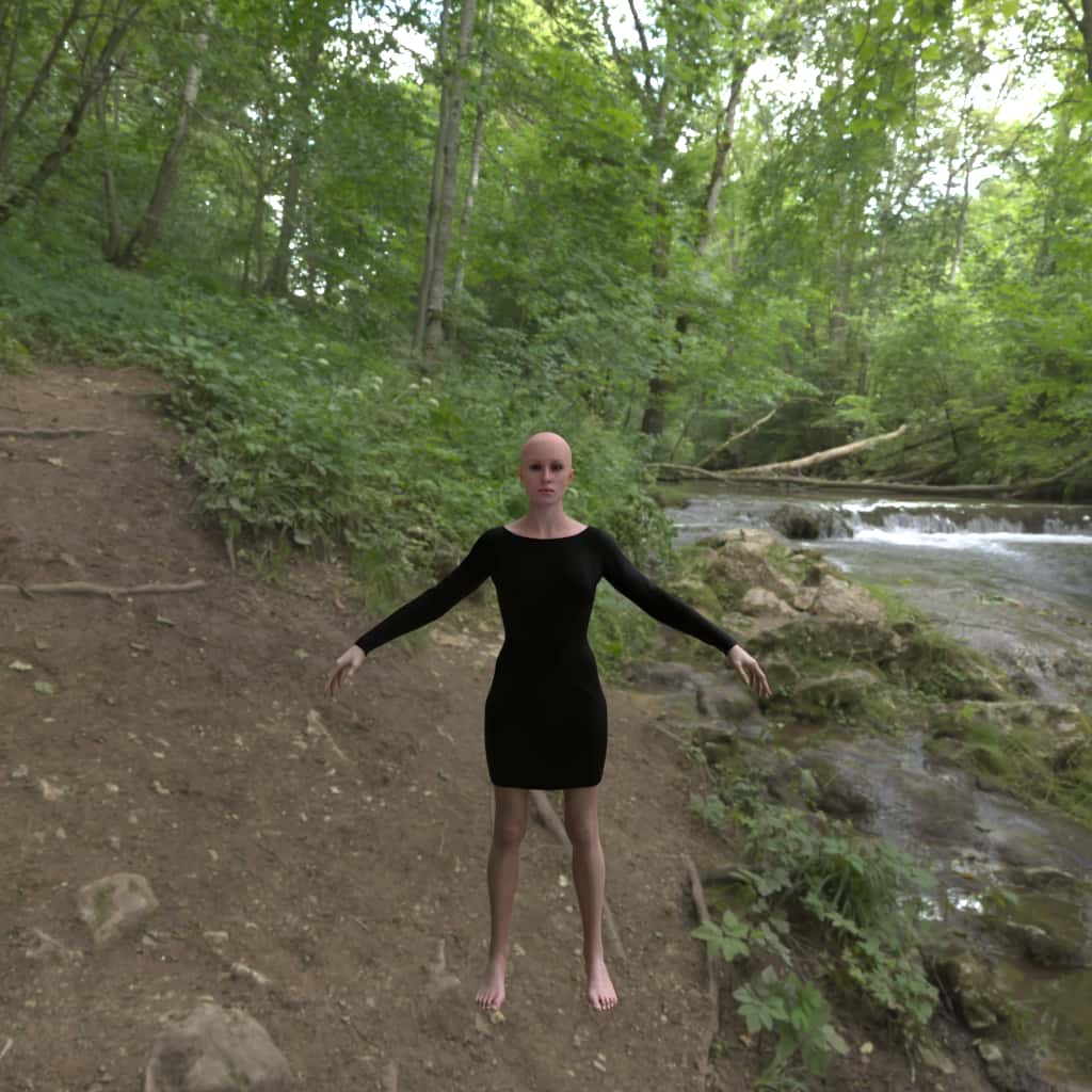 female - longsleeve_dress_black