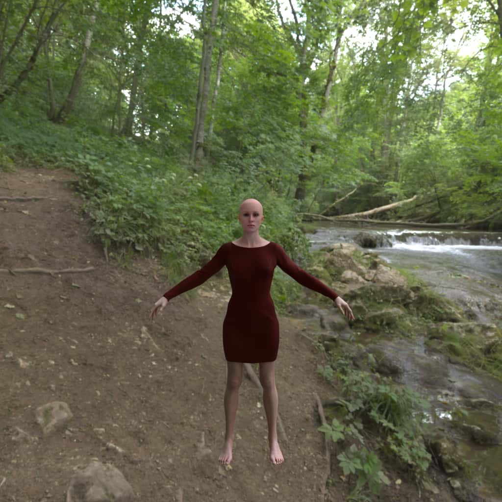 female - longsleeve_dress_red