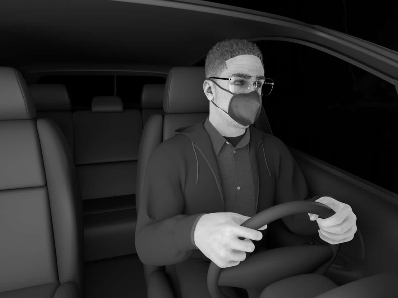 NIR, Glasses, Mask