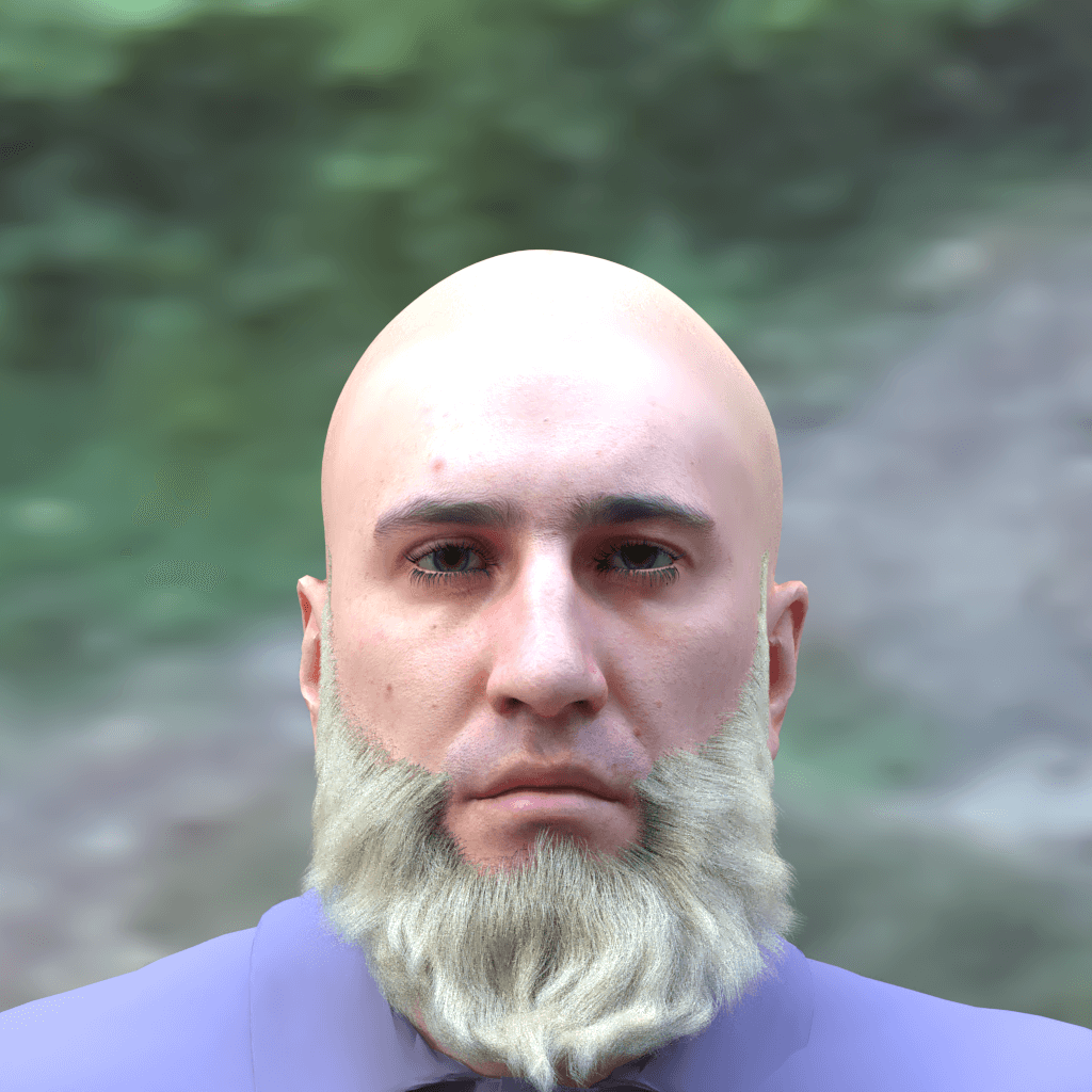 beard_ducktail, light_ash_blonde