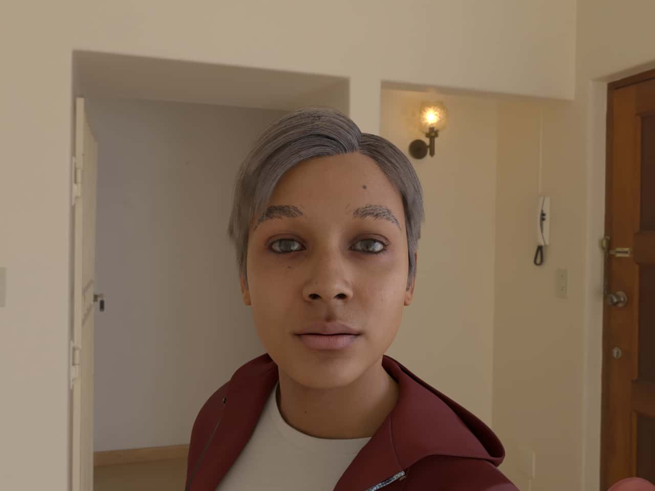 Head Turn Left, Camera Follows Head